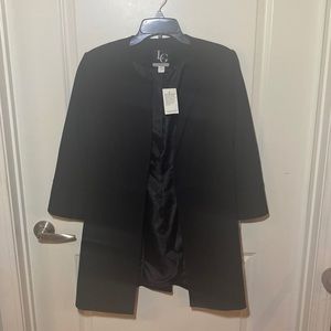 NWT Lena Gabrielle Black Suit Coat/Blazer